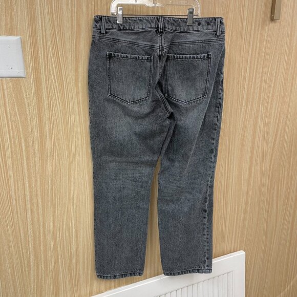 CAbi 100% Boyfriend Gray Jeans Size 6 - Picture 3 of 5